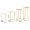 40/60/80/100CM METAL GEOMETRIC FLOWER STAND PEDESTAL TABLE CENTREPIECE WEDDING