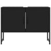 CIADAZ Bathroom Sink Cabinet Black 80x33x60 Engineered Wood, Under Sink H1G1
