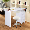 Professional Manicure Table Technician Nail Art Beauty Salon Bar Station Desk UK