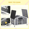 Large Wooden Dog House Indoor Outdoor Pet Dogs Kennel for Medium Dog NEW UK
