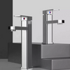 Tap Tall Basin Sink Mixer Tap Faucets Waterfall Chrome Cloakroom Square Bathroom