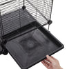 Portable Pet Dog Puppy Metal Training Cage Crate Metal Wire Cages 1 Door w/ Tray