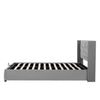 Ottoman Bed Gas Lift Storage Bed 5ft King Size Double Bed Frame Velvet Grey
