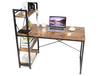 Oak & Tea OJ-020 Computer Desk，DIY Storage Shelves, 4 Tier 40-3-540