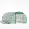Walk-in Tunnel Greenhouse Gardening Planting Shed Door Window Vents Polytunnel