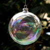 5-50x Iridescent Glass Wedding Baubles Balls Fillable Tree Ornaments