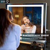 Hollywood Mirror High Definition Bluetooth Speaker LED Bulbs w/10x Totdsvvpnjxbv