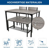 Modern 2/4 Seat Dining Table and Chairs Set Metal Wood Kitchen Home Restaurant