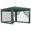Bopdu Gazebo With Sidewalls Marquee Party Tent with 4 Mesh Sidewalls B8S7