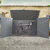 Panana Outdoor Garden Metal Storage Shed Bicycle Pent Tool Box House