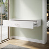 Wall Hanging Dressing Table High Gloss Vanity Makeup Desk with Storage Drawer