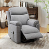 Power Lift Chair Electric Riser Recliner with Remote Control Side Pocket Grey
