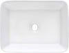 Bathroom Counter Top Ceramic Wash Basin Cloakroom Gloss Sink Rectangular 2 Size