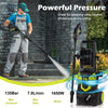 Electric Pressure Washer 1650W High Power Jet Washer Cleaning Machine Patio Car