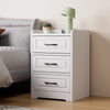 3 Drawer Wooden Bedroom Bedside Cabinet Furniture Storage Nightstand Side Table