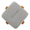 Swivel Recliner Chair Grey Linen Fabric Armchair Office Lounge Sofa w/Footstool