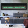 Electric Fireplace Media LED Wall Fire Wall Mounted / Standing Heater 40-100in