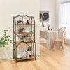4-Tier Industrial Storage Organizer Display Stand Kitchen Baker Rack Open Shelf
