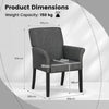 Executive Reception Chair Fabric Waiting Room Chair-Grey