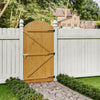 3x6ft Wooden Garden Gate Pine Wood Gate Pedestrian Gate Door Free Fitting Kits