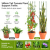 2 Pack Garden Trellis Height Adjustable Tomato Cage Tall Plant Support Stands