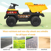 12V Battery Powered Dump Truck Kids Ride On Engineering Car Toy w/Remote Control