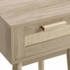 Dusk Isla Bedside Table 1 Drawer Nightstand Natural RRP £599