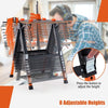2-in-1 Folding Work Table & Sawhorse 8 Adjustable Heights Workbench Workstation