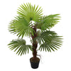 90cm Artificial Palm Tree Realistic Fake Tropical Potted Plant In/Outdoor Decor