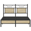 Bed Frame without Mattress Sonoma Oak 120x190 cm Small Double Engineered Wood