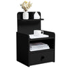 Telephone Bedside Table Cabinet Nightstand Side End Drawer Shelf Storage Bedroom