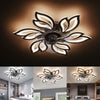 63cm 3 Blades Dimmable Ceiling Fan with Lighting LED Light APP Bluetooth Control