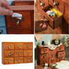 Vintage Wood 1-16 Drawer Box Cabinet Tabletop Storage Organiser Chest of Drawers