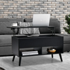 Coffee Table With Storage Lift Top Up Drawer Shelf Wooden Living Room Furniture