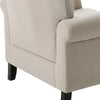 Modern Upholstered Sofa Chair Velvet Fabric Accent Armchair Leisure Lounge Chair