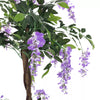 4FT Large Artificial Wisteria Flower Tree Pink Potted Plant Indoor Outdoor Decor
