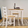 4 Colours Solid Wood Dining Table and 2 Chairs Set Kitchen Room Home Furniture