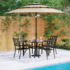 2 Piece Patio Wrought Iron Dining Seating Chair Garden Dining Chair Back Armrest