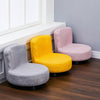Padded Kids Sofa Chair Toddler Couch Linen Upholstered Children Shoe Seat Stools
