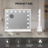 LED 14 Bulbs Hollywood Makeup Mirror 50*40 Vanity Light Mirror with RGB Lighting