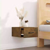 Bedside Cabinets Floating Bedroom Nightstand Drawer Wall Mounted Wood