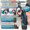 Free 1200mAh battery 300W Mini Angle Grinder Rechargeable Grinding Tool Grinding