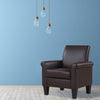 Leisure Faux Leather Accent Arm Chair Living Room Bedroom Comfy Single Sofa Seat