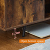 TV Stand TV Cabinet Wood Metal Frame Industrial Living Room Media Storage Unit