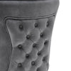 Pair of Upholstered Dining Chairs Tub Accent Chair Heavy Duty with Metal Legs UK