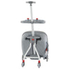 Ride-On Suitcase 20 inch Travel Luggage for Kids with Spinner Wheels