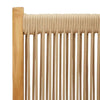 Reclining Garden Chairs 4 pcs Beige Solid Wood Acacia V7V9