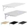 Folding Wall Table Drop Leaf Writing Laptop Desk Foldable Floating Storage Shelf