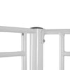 Heavy Duty Metal Twin Over Twin Bunk Bed with Ladder Full-Length Guard Rail