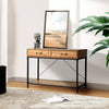 Industrial Wood Metal Frame TV Unit Cabinet Console Stand Bookcase Desk Table UK